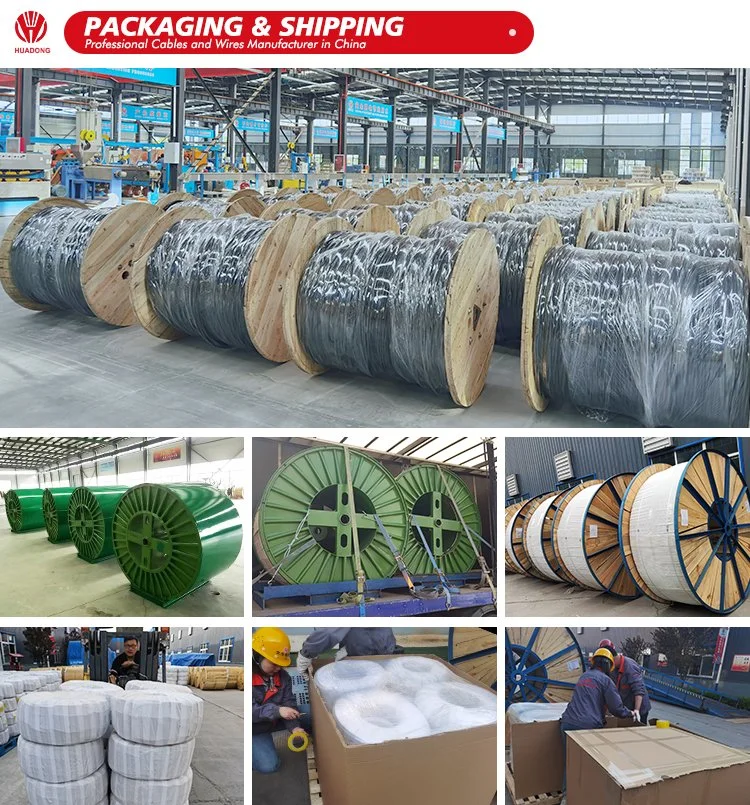 Bare Core Aluminum / Copper Conductor Ground Wire Earth Wire ACSR AAAC Acar Aasc ACSR AAC Conductor Cable