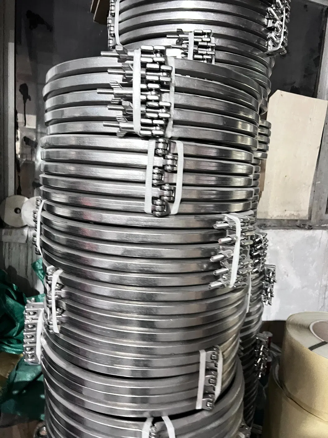 Stainless Steel Heavy Duty Clamp Sanitary Grade Pipeline (HDF-CL001)