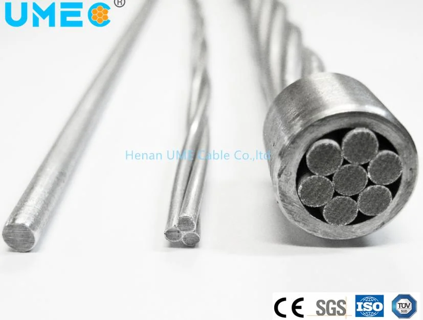 Messenger Alumoweld Cable - Aluminum Clad Steel Wire Strand Overhead Ground Wire