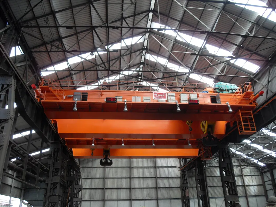 Qd Model 30 Ton Double Girder Overhead Hook Bridge Crane