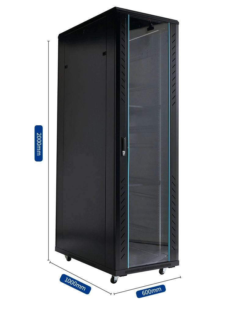 42u 800X1000 Rack Floor Standing Server Cabinet Ethernet Cable Telecommunication Equipment Cabinet Data Center