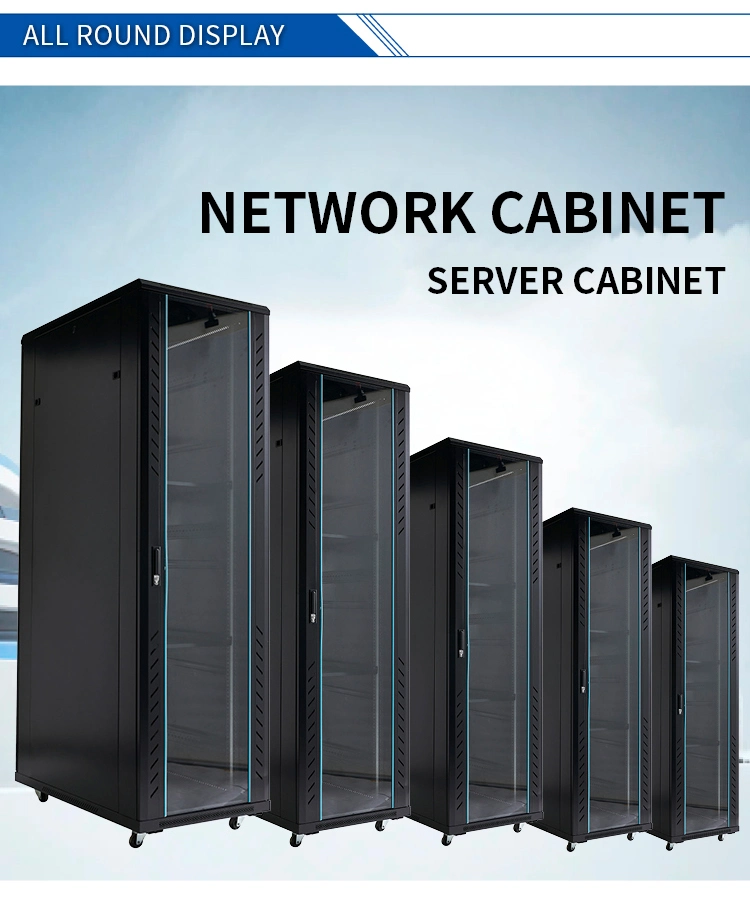 42u 800X1000 Rack Floor Standing Server Cabinet Ethernet Cable Telecommunication Equipment Cabinet Data Center