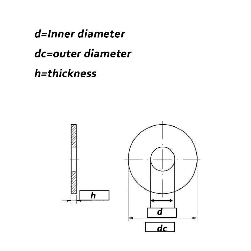 Precision Steel CNC Turning Variable Diameter Ring Pressure Plate Pressure Plate Inner Diameter 16mm Grinding Wheel Saw Blade Hole Positioning Center Adjustment