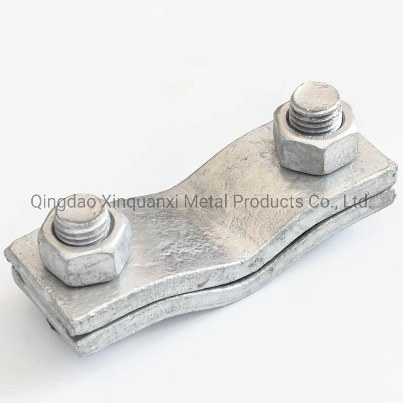 Hot DIP Galvanized Steel Line Cable Clamp Double/Two Bolts Guy Clamp/Three Bolt Guy Clamp Pole Line Hardware