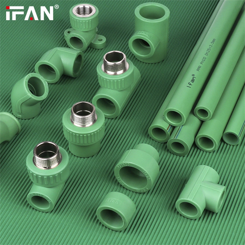 Ifan PPR PVC CPVC PP Pph Plumbing Fitting 20 - 110mm Polypropylene PPR Pipe Fittings