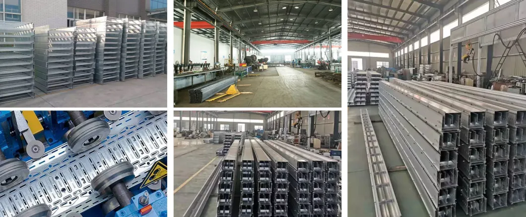 Trough Cable Tray Factory Supply Customized Outdoor Wire Tray Cable Rack Galvanized Stainless Steel Aluminum Ladder Cable Tray