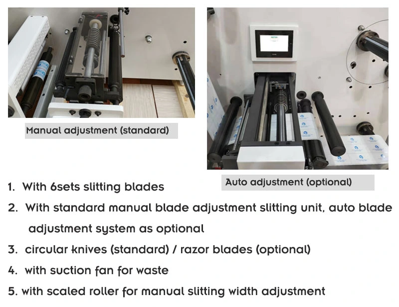 Sticker Vanish Printing Cold Stamping with Intermittent Die Cutting Slitting Rewinding Machine