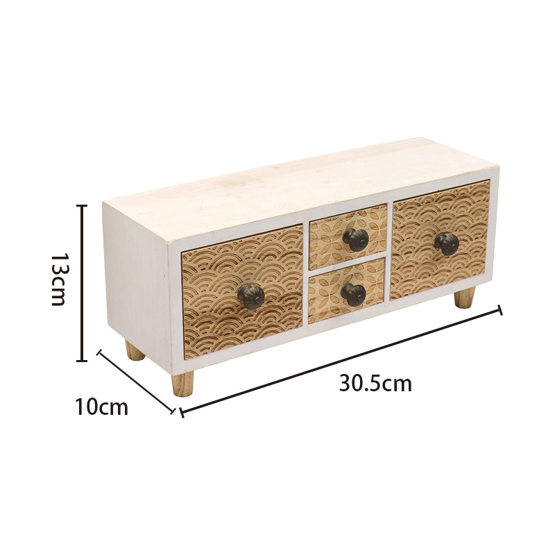 Factory Direct Supply Custom Wooden Storage Box Wooden Jewelry Box with Drawer