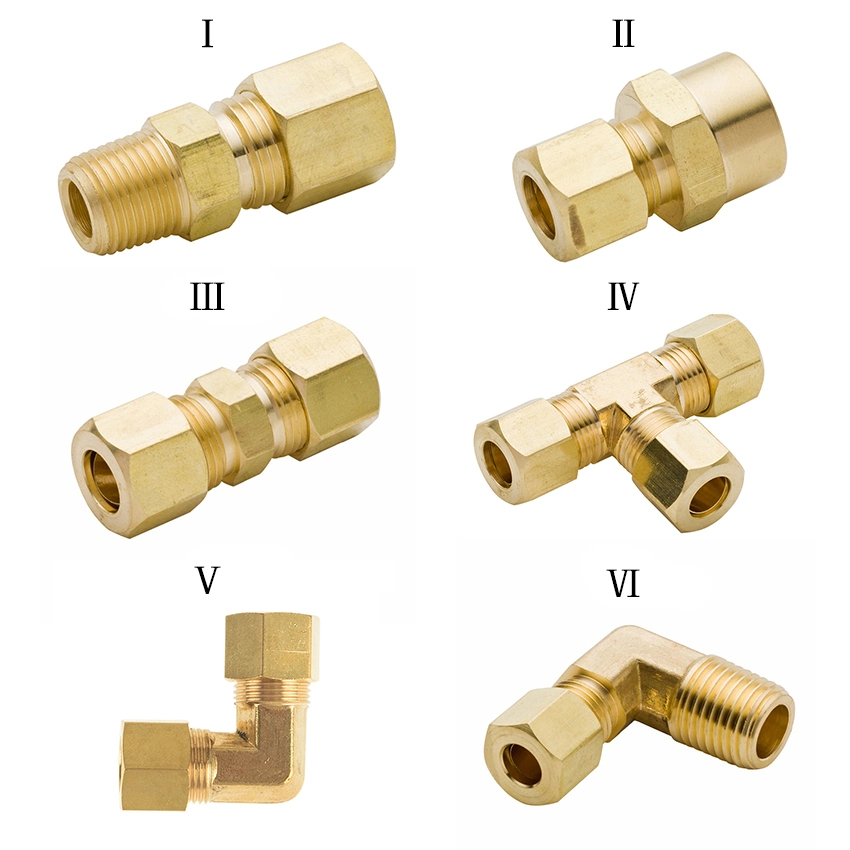 China Customized OEM Brass Casting Parts Pipe Fitting with CNC Machining