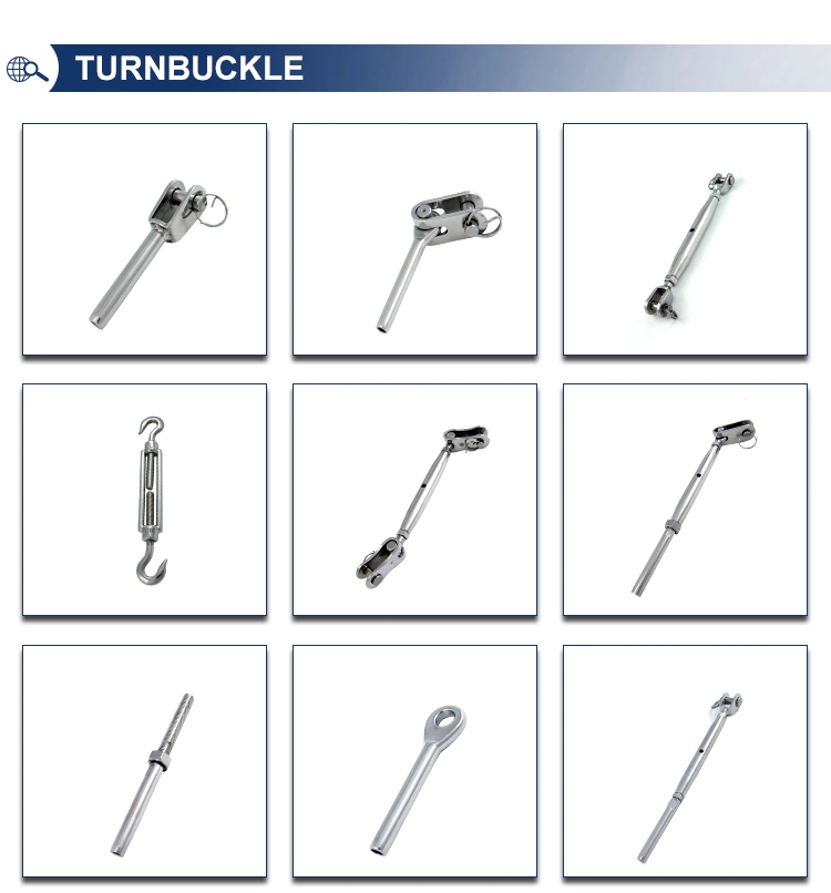 Marine Stainless Steel Turnbuckle Rigging Screw