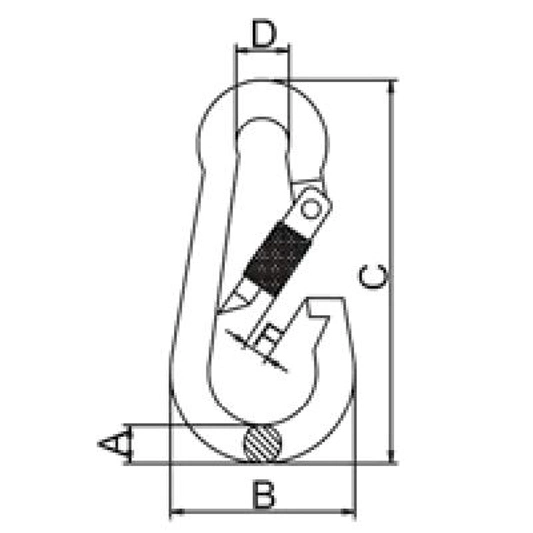 Wire Cable Accessories Snap Spring Hook Rigging Hardware