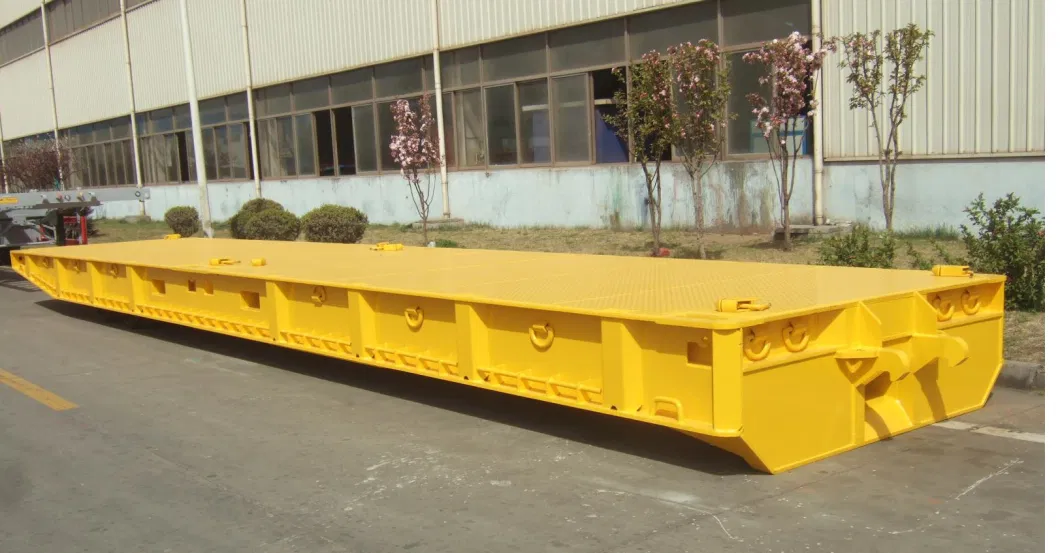 40FT 100 Ton Fgn Mafi Trailer Roll Trailer for Heavy Static Goods and Materials in The Maritime Shipping Industry