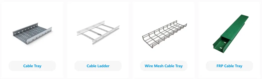 Factory Directly Supply Galvanized Steel Cable Ladder Tray Support System Tee and Elbow with Cover