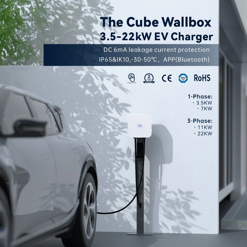 Factory Outlet Wallbox 7kw 32A New Energy Wall-Box Electric Car EV Charger Charging Pile