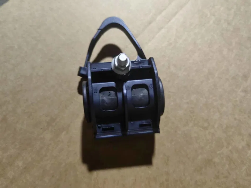 ADSS Plastic Suspension Clamp with Rubber Fiber Optical Cable Connect Clamp