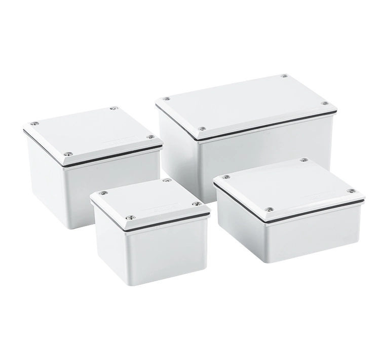 IP67 Plastic Conduit Fitting Connectors Electrical Square Waterproof Adaptable Box