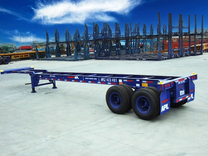 ISO 40FT Intermodal Container Chassis for Tunnel Container Transit