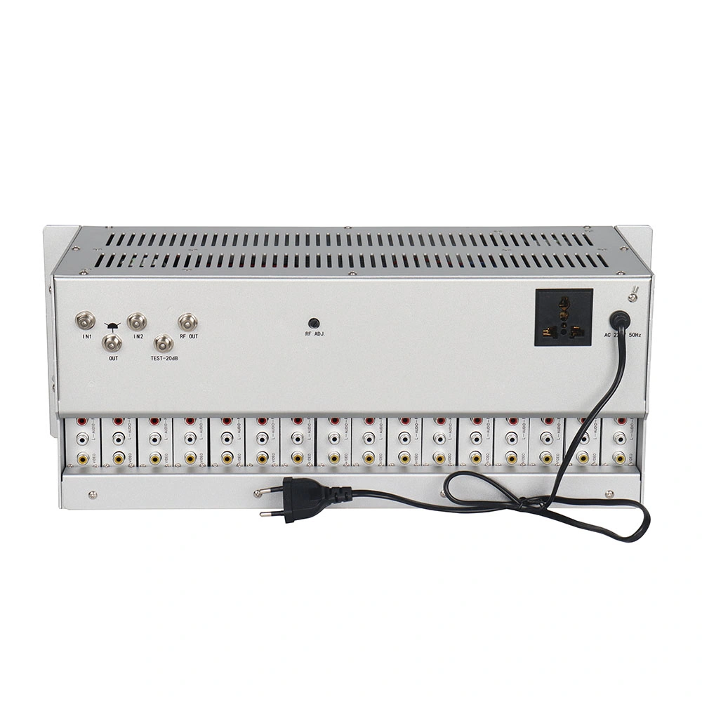 High Performance CATV Headend Agile RF Modulator 16 Channels