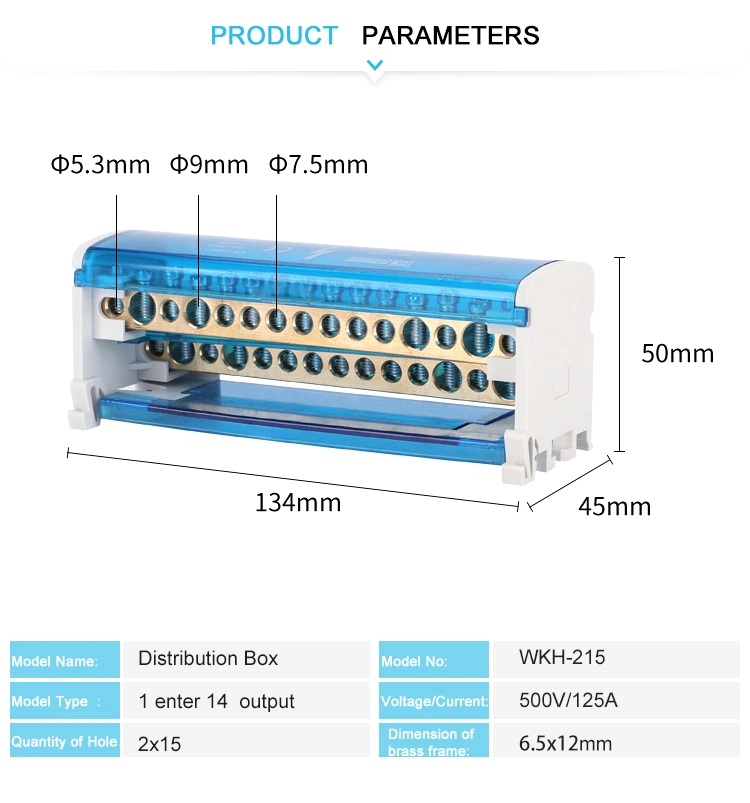 Wkh 215 Terminal Block Power Distribution Junction Box