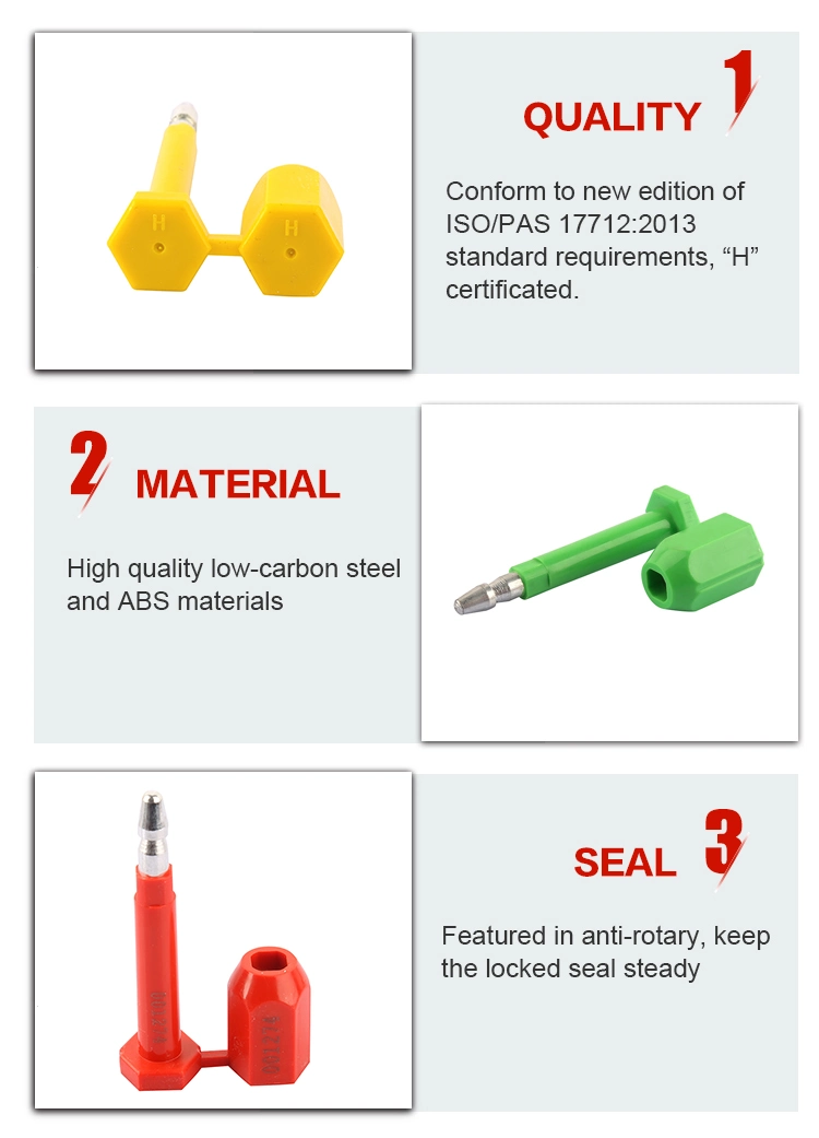 ABS Plastic and Braided Aircraft Cable Construction Material and Container Seal Style Container Seal