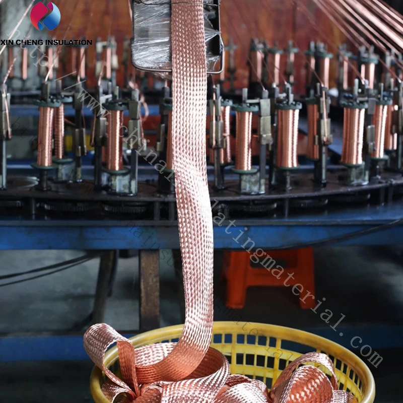 Copper Braided Wire Single Layer Tinned Copper Conductive Tape Ground Wire