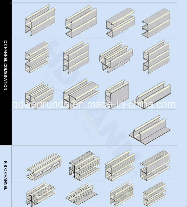 Cold Formed Galvanized Struct C Channel Steel