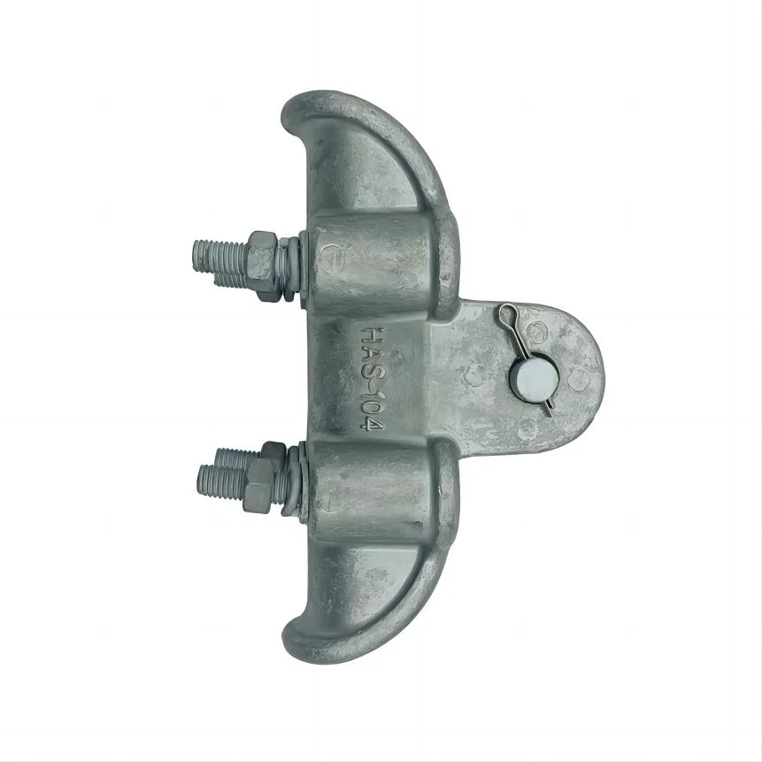 Hot DIP Galvanized Aluminum Alloy Suspension Clevis Clamp for Pole Line Hardware