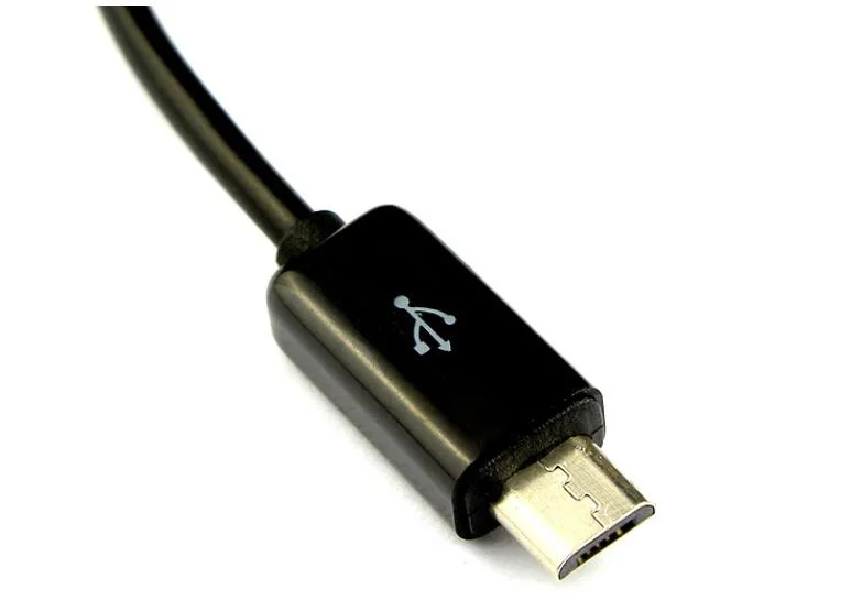 Screw Panel Mount Micro USB Data Extension Cable Data Sync Cable