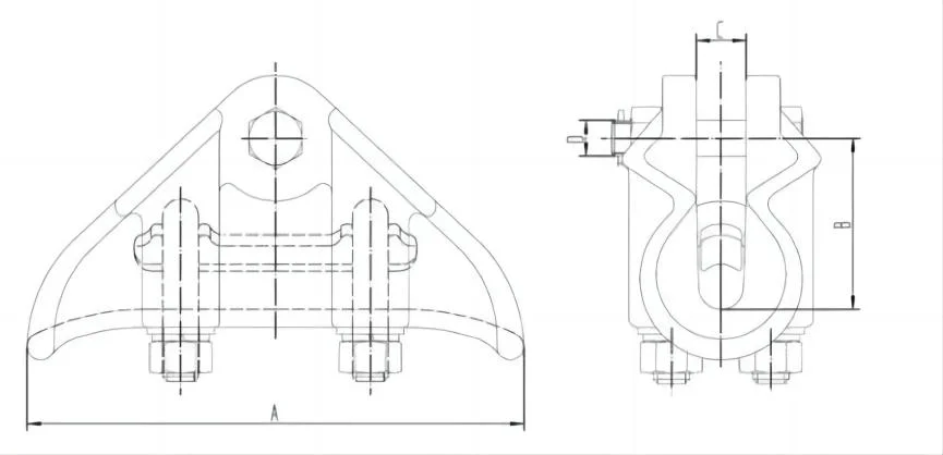 Xgb Cgh Xg Xgh Xgu Aluminium Alloy Strain Suspension Clamp for Cable