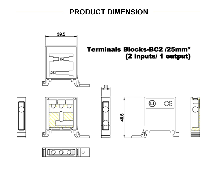 PA66 Terminal Block Junction Box