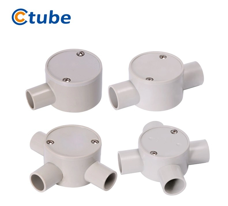 IP67 Plastic Conduit Fitting Connectors Electrical Square Waterproof Adaptable Box