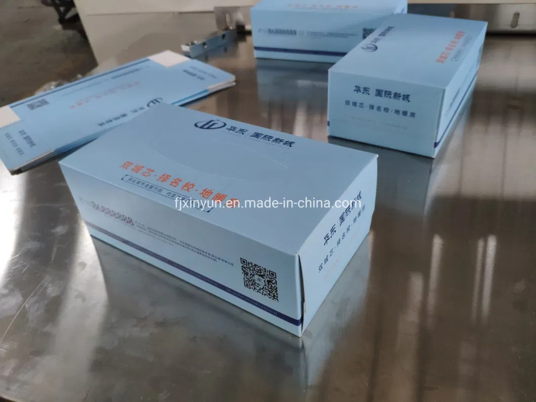 Semi Automatic Facial Tissue Carton Box Packing Machinery