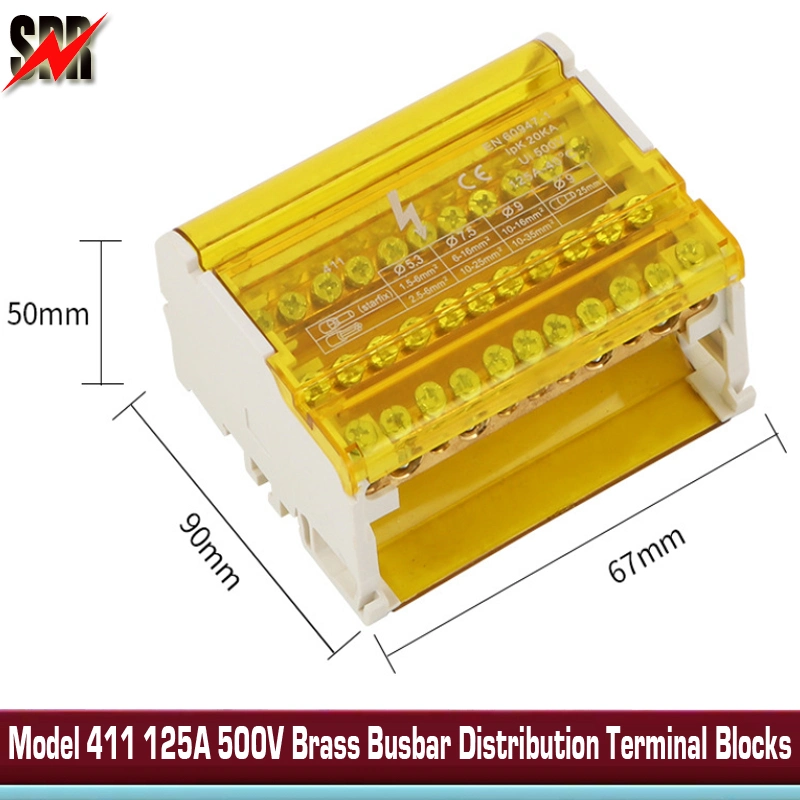 Model 411 Junction Terminal Connectors Box 125A 500V