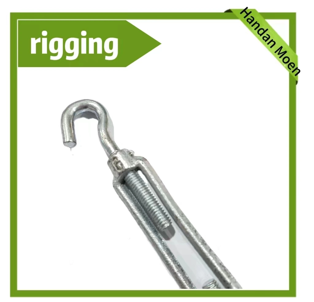 Rigging Hardware Commercial Type Malleable Turnbuckle Steel Wire Cable Tensioner