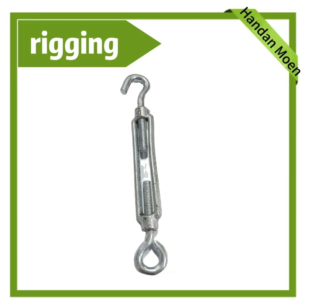 Rigging Hardware Commercial Type Malleable Turnbuckle Steel Wire Cable Tensioner