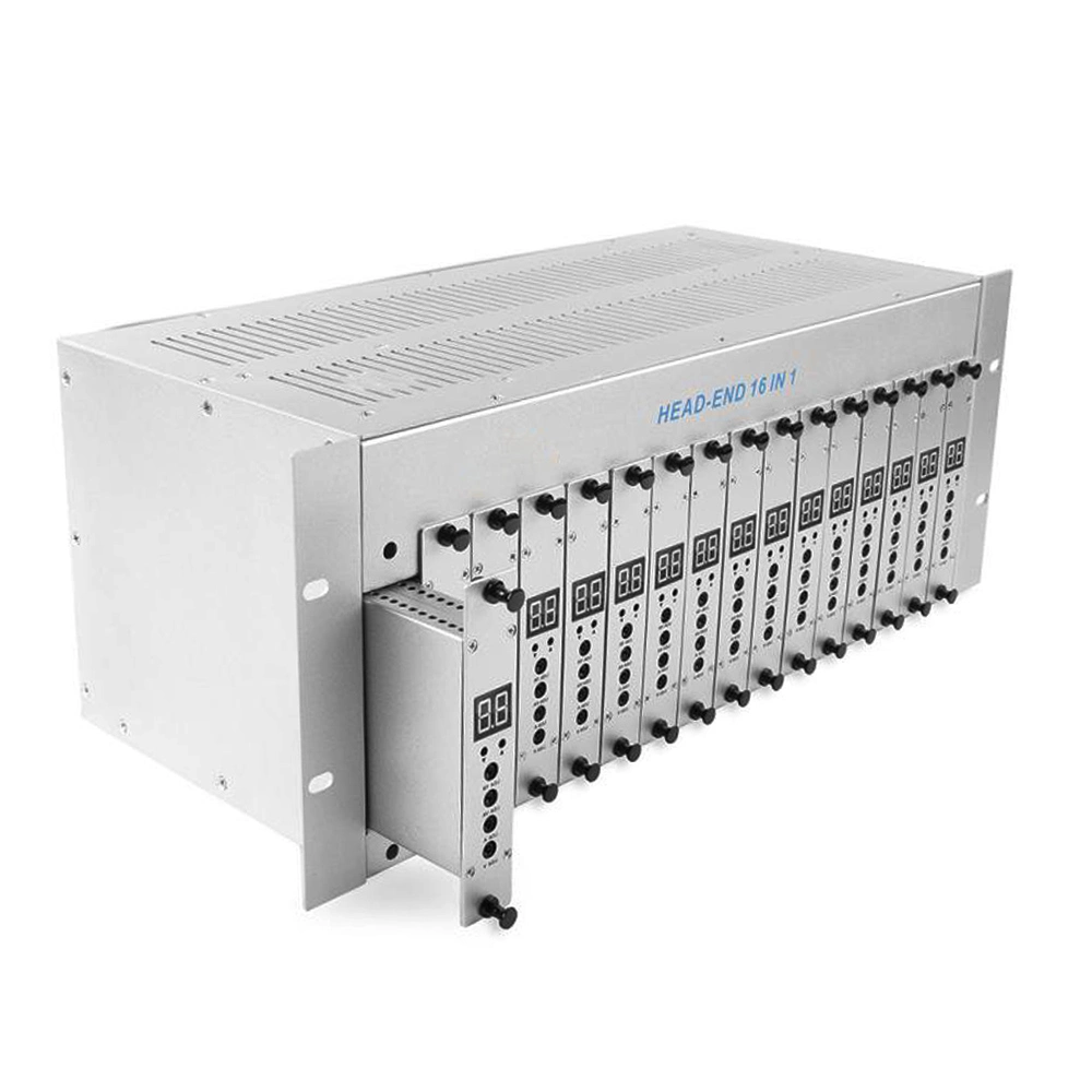 High Performance CATV Headend Agile RF Modulator 16 Channels