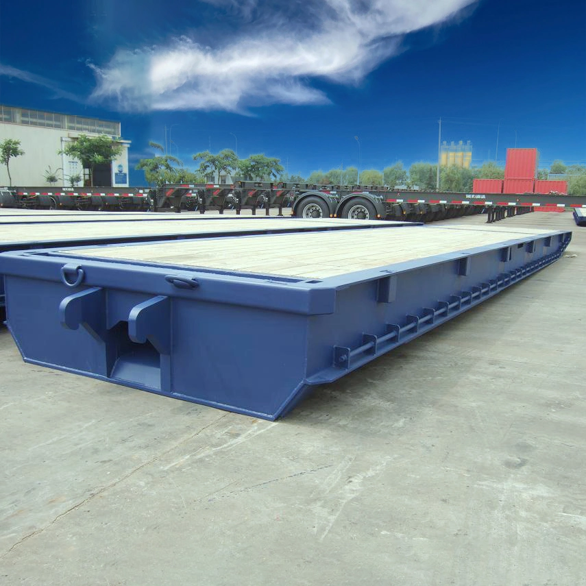 40FT 100 Ton Fgn Mafi Trailer Roll Trailer for Heavy Static Goods and Materials in The Maritime Shipping Industry