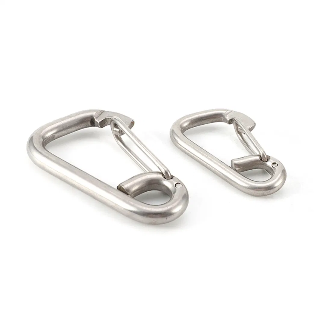 Stainless Steel Simple Spring Hook Rigging Hardware for Wire Cable