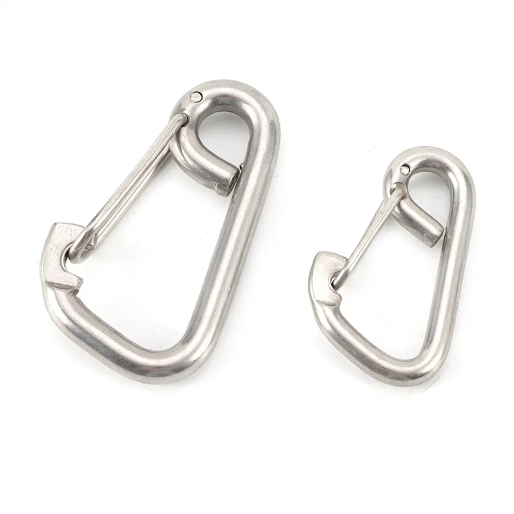 Stainless Steel Simple Spring Hook Rigging Hardware for Wire Cable