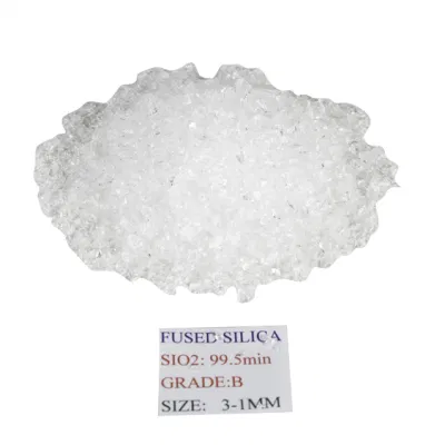 Sio2 99.8% Fused Quartz Sand&Lump for Fine Casting with Best Price