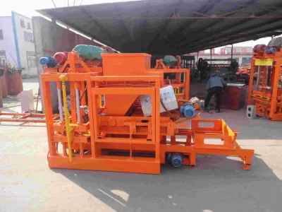  Qtj4-26c Automatic Cement Sand Concrete Block Machine Brick Making Mould Africa