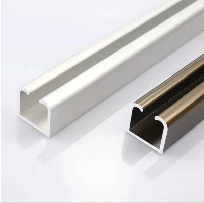  One Stop Solution Aluminium Alloy Solid Aluminum Track/Channel/Section Aluminum Mouldings