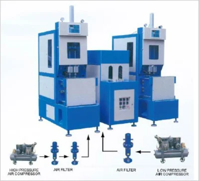  Semi-Automatic Bottle Blowing Machine/Bottle Blower/Bottle Blow Molding Machine/Bottle Making Machine