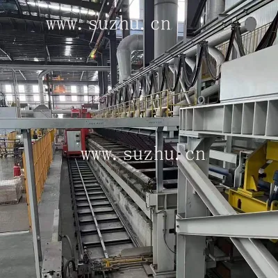  Static Pressure Horizontal Automatic Green Sand Moulding Line, Foundry Machinery