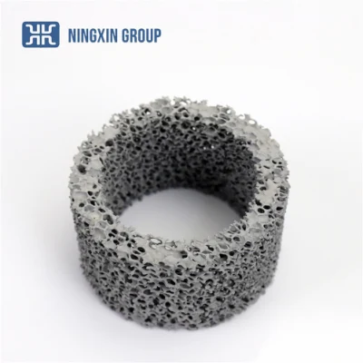  Exothermic Riser Sleeve Ladle Filtration Silicon Carbide Ceramic Foam Filter 50X22mm Iron