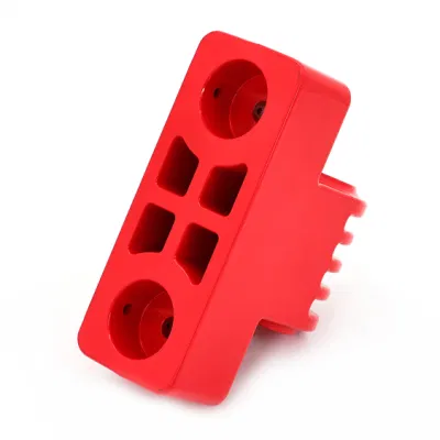 China Manufacturer Custom Steel Parts Lost Wax Casting Red Painted Investment Casting