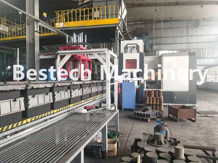 Sand Plant Metal Casting Machine, Cast Iron Foundry Automatic Sand Moulding Machine