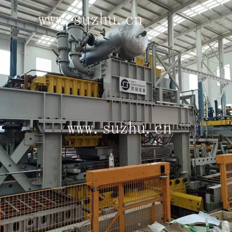 Static Pressure Automatic Horizontal Green Sand Molding Line, Casting Machinery