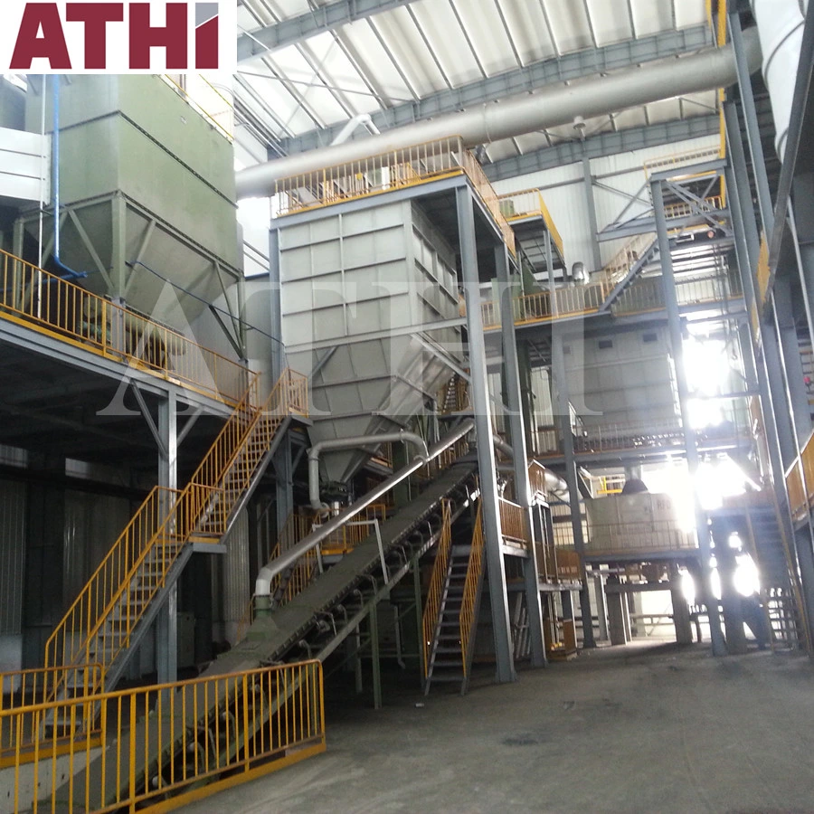 Foundry Phenolic Resin Sand Furan Resin Sand Reclamation Production Line with High Efficiency Rotor Sand Mixer