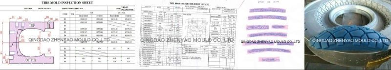 Solid ATV Tire Mold Making with Size 18X6-8